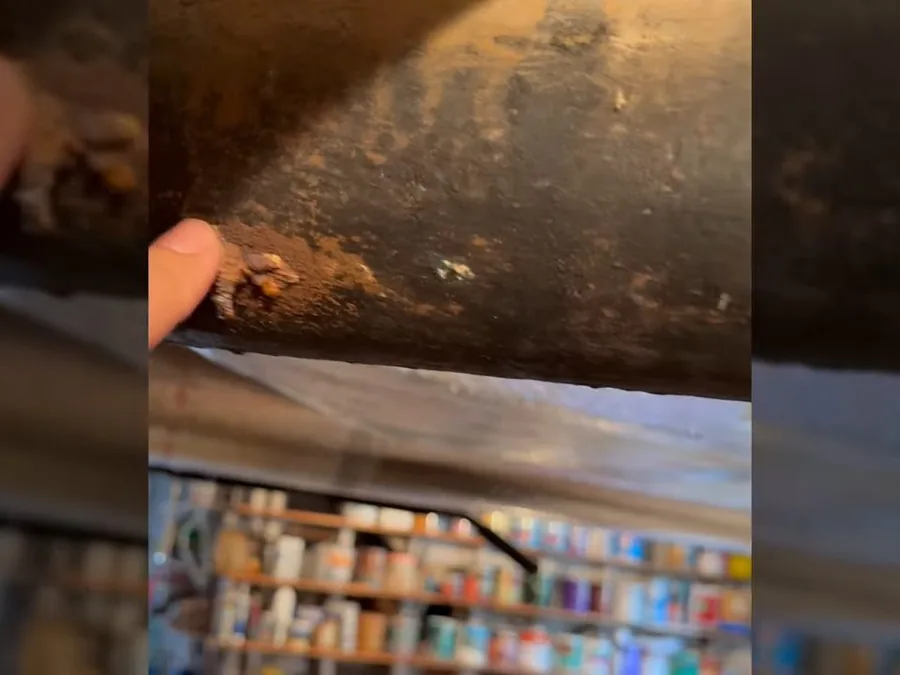 rusted cast iron pipe section with heavy interior buildup shown as main detail for Cast Iron Drain Lines in Older Glendora Homes: Lifespan, Warning Signs, and Replacement Options