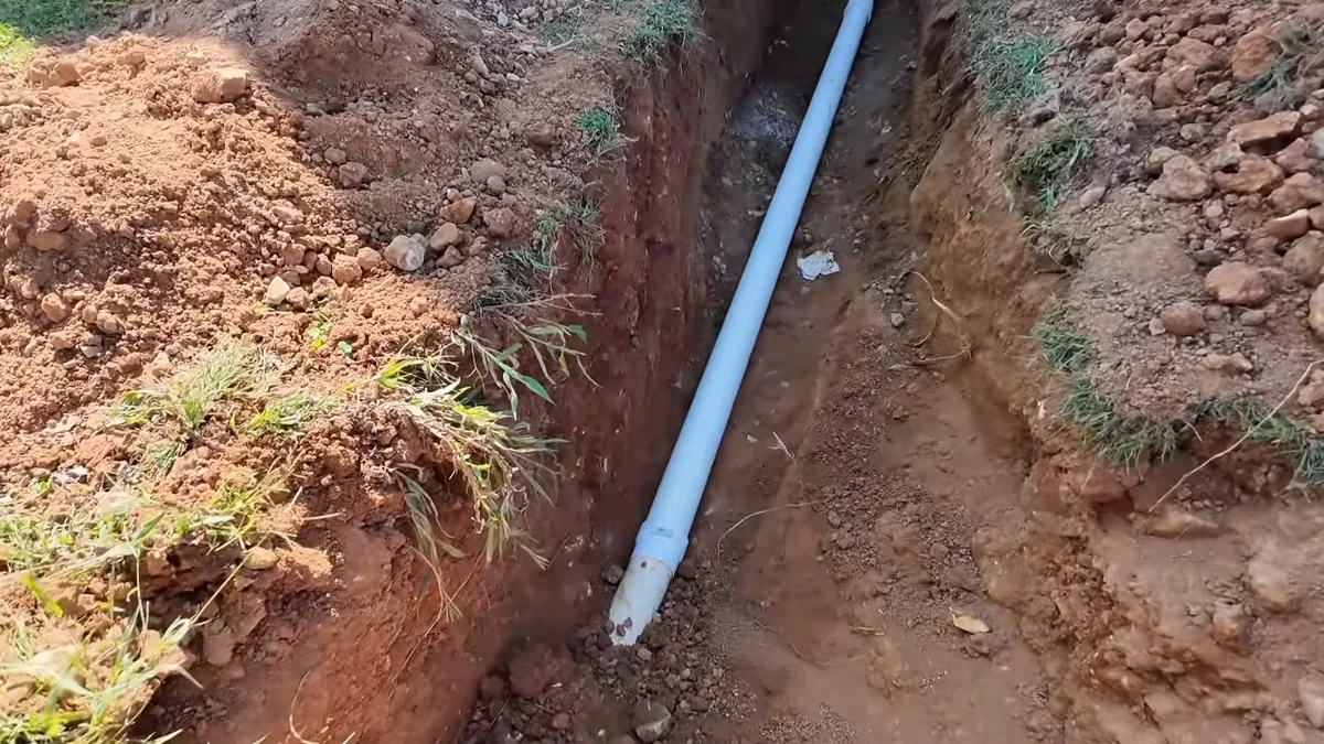 rusted cast iron pipe section with heavy interior buildup shown as hero overview for Plumber in Charter Oak, CA
