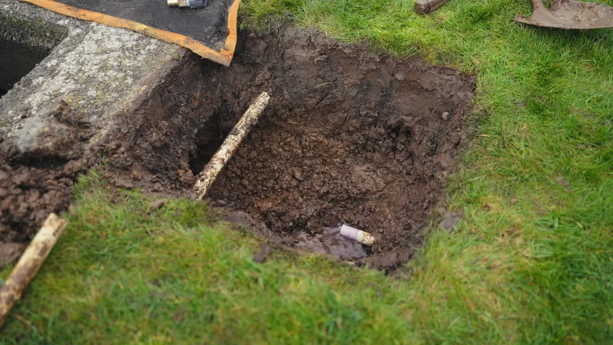 outdoor water service line and supply connection being repaired shown as hero overview for Plumber in Glendora Heights, CA