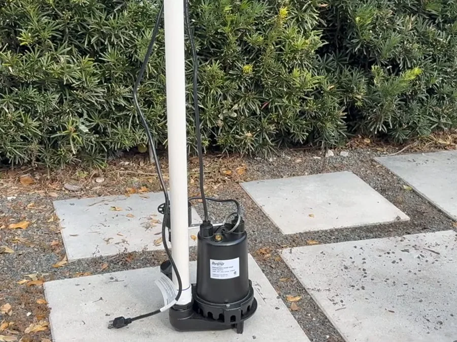 outdoor pool or filtration equipment connected beside the property shown as service detail for Plumbing Services in Glendora, CA