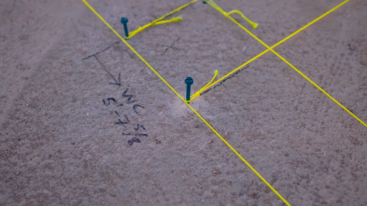 concrete slab opening and marked pipe route during leak repair shown as hero overview for Plumber in Monrovia, CA