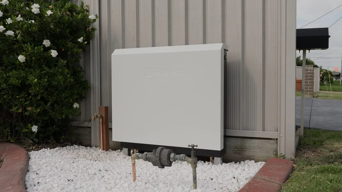 outdoor pool or filtration equipment connected beside the property shown as hero overview for Plumber in North Glendora, CA